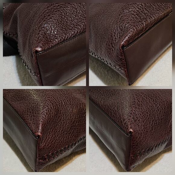 Coach Charles Foldover Whipstitch Tote Buffalo Ebossed - Picture 5 of 10